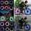 Luce LED per bicicletta con 32 modalità 3xAAA 16.5x4cm multicolore 2