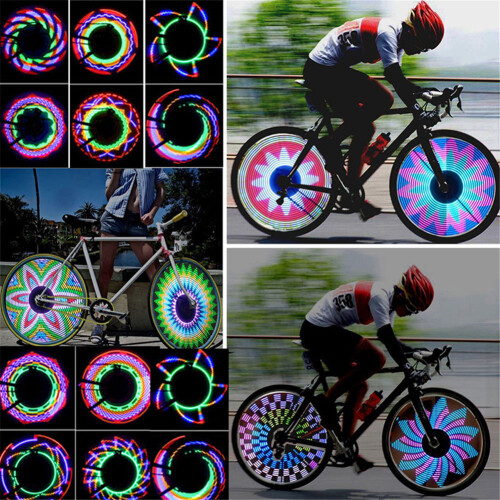 Luce LED per bicicletta con 32 modalità 3xAAA 16.5x4cm multicolore 1