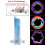 Luce LED per bicicletta con 32 modalità 3xAAA 16.5x4cm multicolore 4