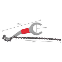 Set di strumenti per cassette di biciclette 6-in-1: estrattore di pedivelle, 4 pezzi