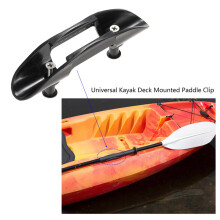Clip universale per pala da ponte 15,2 x 3,3 x 3,2 cm nero