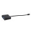 Câble adaptateur Mini DP vers VGA ABS, noir, ordinateur portable 4