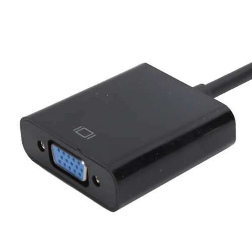 Câble adaptateur Mini DP vers VGA ABS, noir, ordinateur portable 2