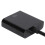 Câble adaptateur Mini DP vers VGA ABS, noir, ordinateur portable 11
