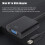 Câble adaptateur Mini DP vers VGA ABS, noir, ordinateur portable 7