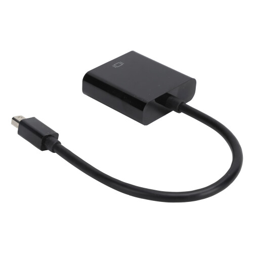 Câble adaptateur Mini DP vers VGA ABS, noir, ordinateur portable 1