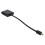 Câble adaptateur Mini DP vers VGA ABS, noir, ordinateur portable 14