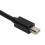 Câble adaptateur Mini DP vers VGA ABS, noir, ordinateur portable 6