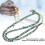 Gilded Green Islamic Prayer 99 Beads for Devotion & Decor 10