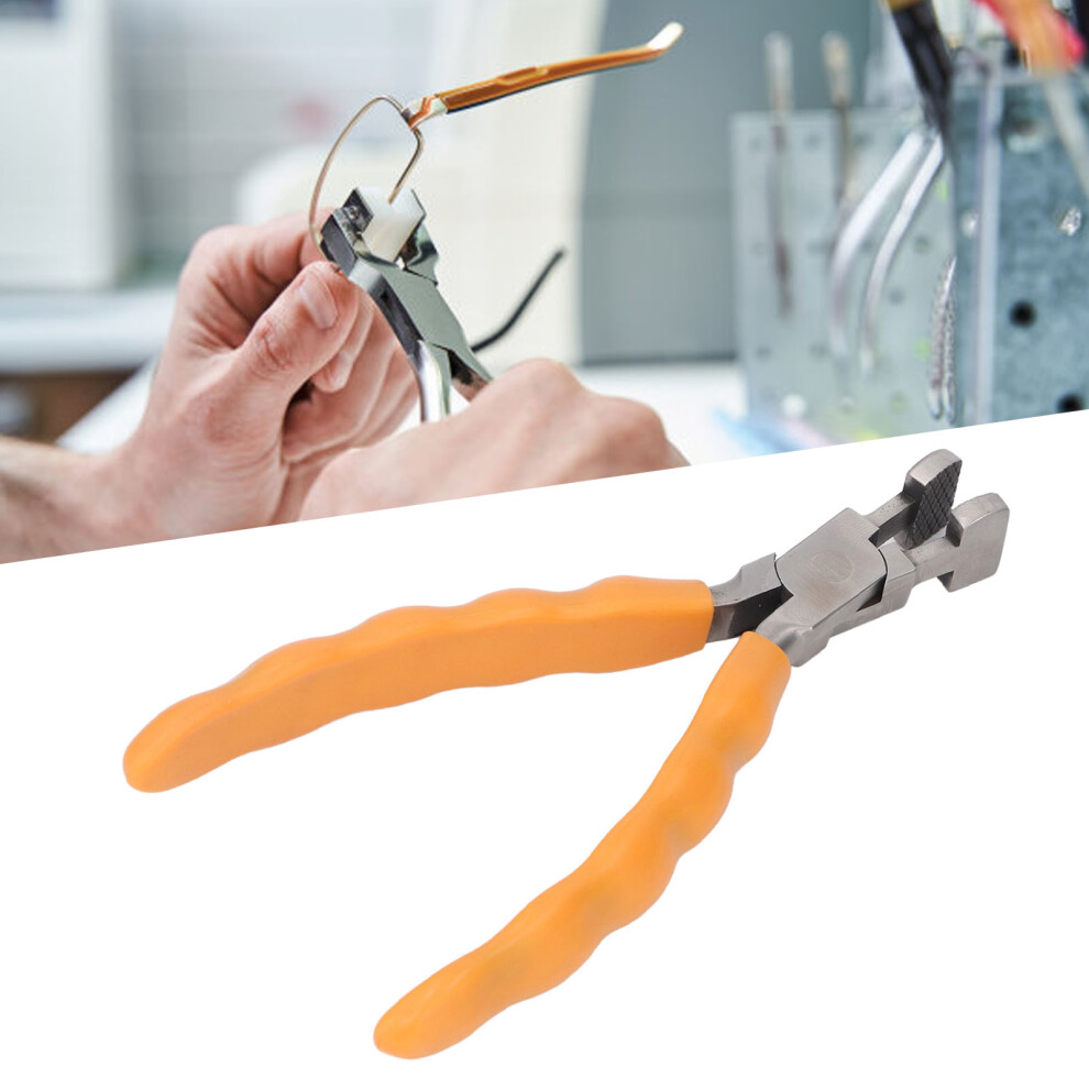 Stainless Steel Eyeglass Nose Pad Arm Adjusting Pliers Optical Repair Tool