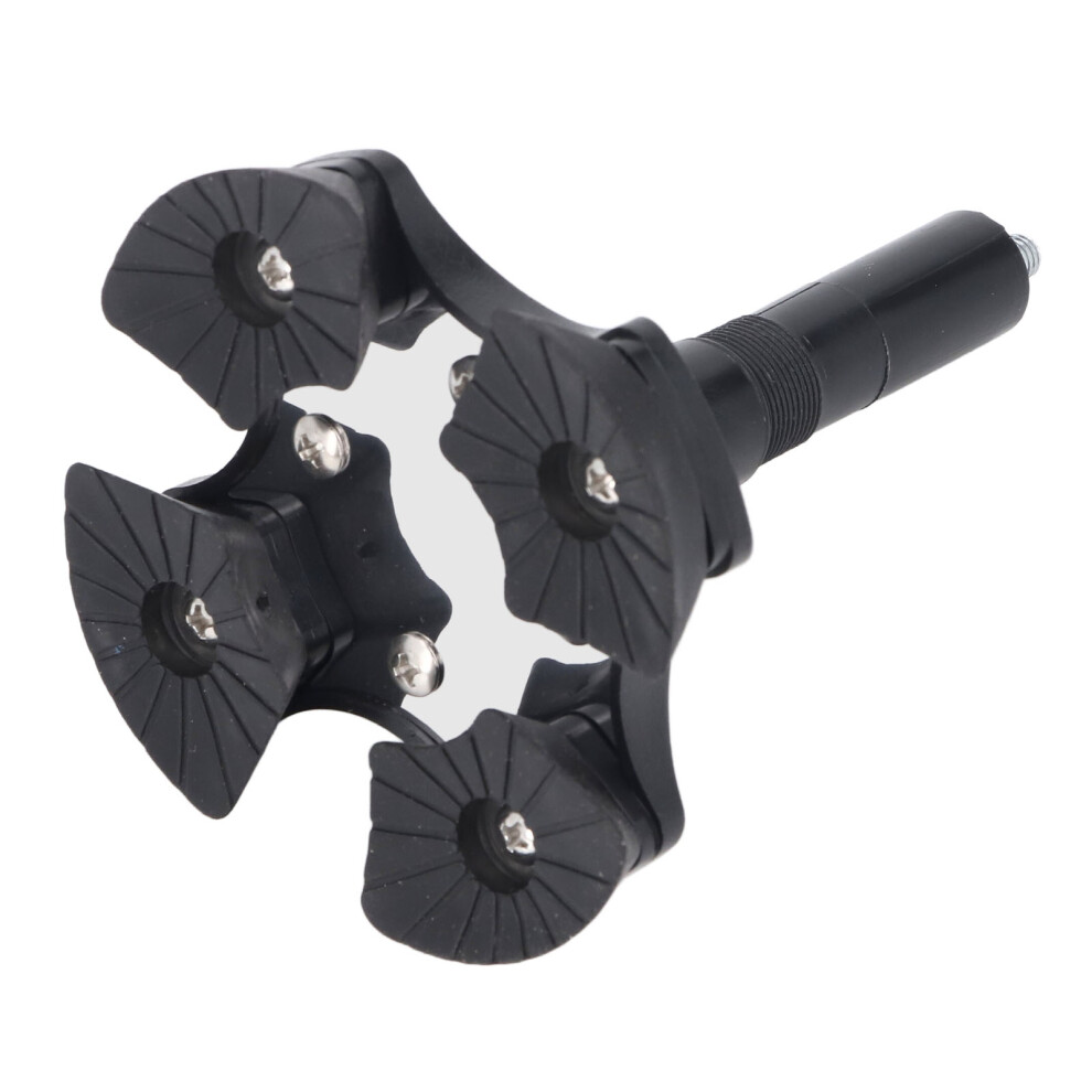 Cane Tip with 4 Support Feet Aluminum Alloy Shock Absorption for 19mm Handle