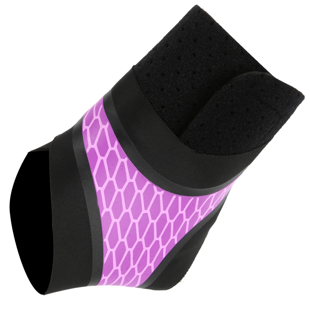 Adjustable Breathable Nylon Ankle Support Brace for Left Foot (L)