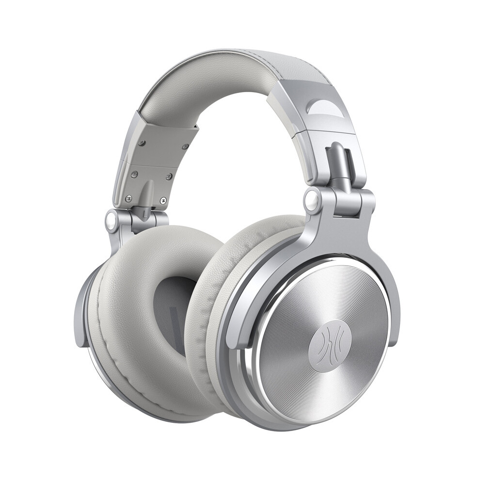 (Glacier ) Oneodio Pro10 Headset Wired Monitor Headphones All-Inclusive Earmuffs Silver 6935158901326