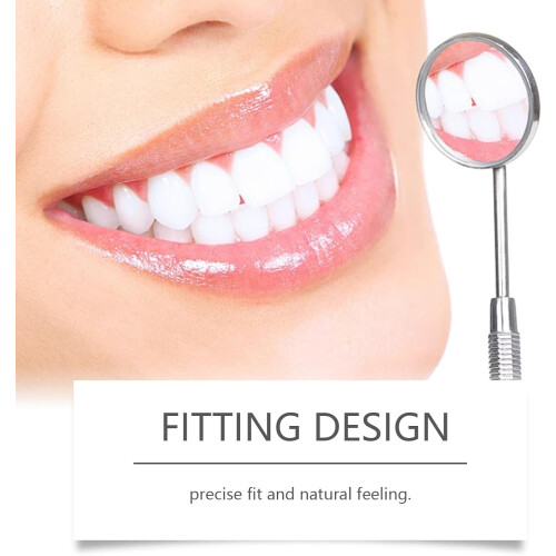 Silicone Denture Set，Denture Set，Silicone Dentures Full Mouth，False Teeth Set，Dentures Teeth Top and Bottom，Denture Reline Kit, 2