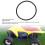 2PCS Front Wheel Hub Cap O Ring Rubber Replacement  for Polaris 4