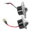 2 pezzi lampada targa LED SMD 3W 6500K bianco 14
