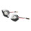 2 pezzi lampada targa LED SMD 3W 6500K bianco 13