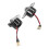 2 pezzi lampada targa LED SMD 3W 6500K bianco 8