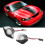 2 pezzi lampada targa LED SMD 3W 6500K bianco 15