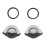 2 pezzi lampada targa LED SMD 3W 6500K bianco 2