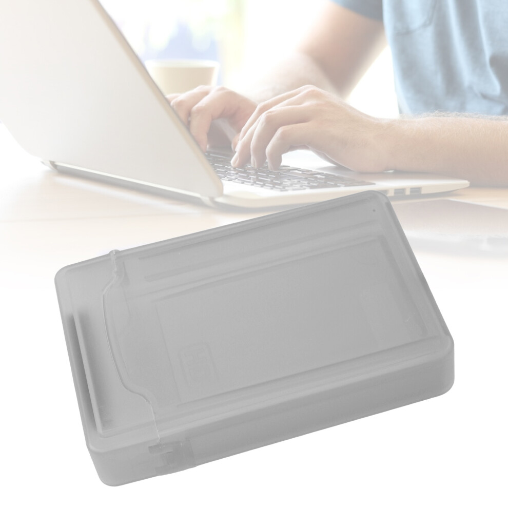 3.5In Abs Hard Disk Protection Box Shockproof Anti-Static Storage Case Gray 5051329523706
