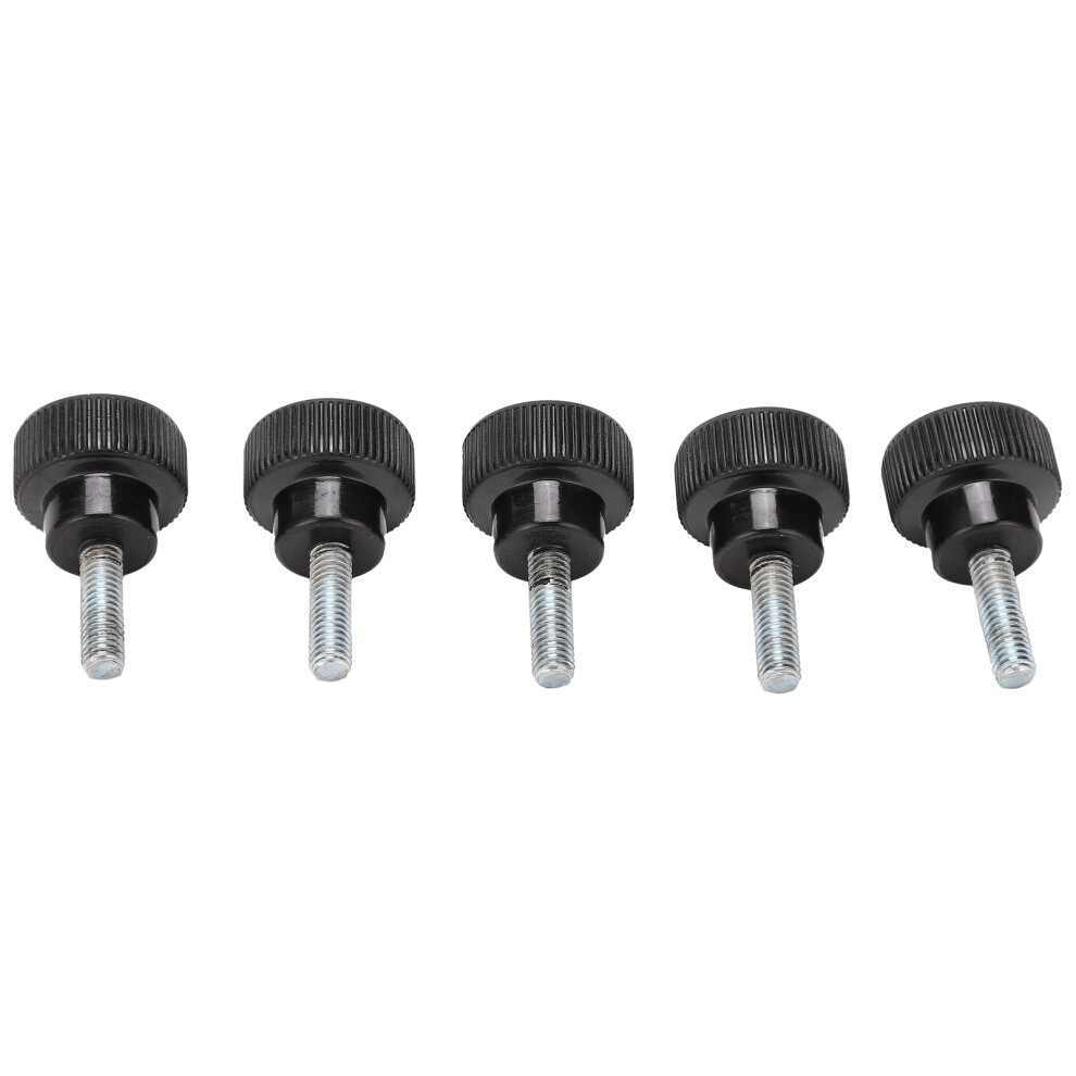 Black M6x25x20 Thumb Grip Knurled Nuts Anti-Corrosion Set of 10-image-OPC-PJ6DWZX-NEW