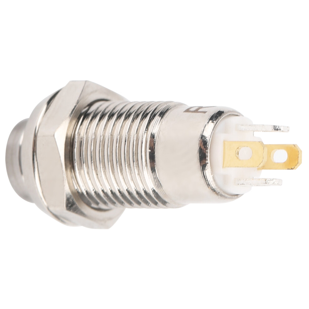 8Mm Waterproof Yellow Push Button Switch 3V 1A Ip65, M8 7891329530445