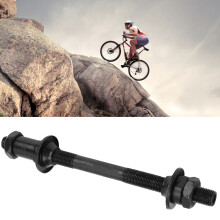 Hollow Shaft Steel Rear Axle with Quick Release for Mountain Bikes – Converts Ordinary Ball Hubs to QR, 9.5mm, Durable Steel