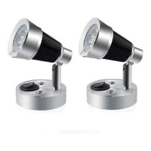3W 12V LED Lampe de Lecture pour RV, Petit Applique Murale Luminaire Spot Intrieur 90 Rglable Pratique avec Interrupteur pour Caravane Camping-carsBl