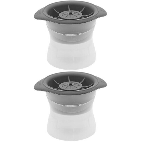 2 Pcs Sphere Ice Molds,ice Ball Round Stackable Slow Melting Round