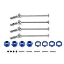 Metal And Drive Shaft with 17mm Hex for Arrma 1/7 Infract Less Felony 1/8 Rc Car