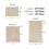 (L) 3pcs Cotton Mesh Vegetable Bags Reusable Vegetable Storage Bag 3