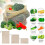 (L) 3pcs Cotton Mesh Vegetable Bags Reusable Vegetable Storage Bag 4