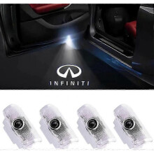 Car Led Door Logo Projector Ghost Shadow Lights for Infiniti G M Q Fx Ex Qx Series(4-pack)