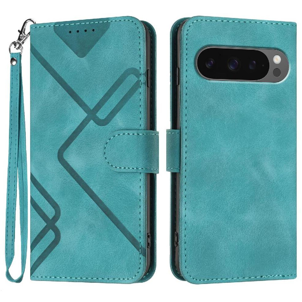 Photos - Case  Flip  for Google Pixel 10 Pro Xl Pu Leather Flip Wallet with Card Slot Stand Magnetic Cover(Green)
