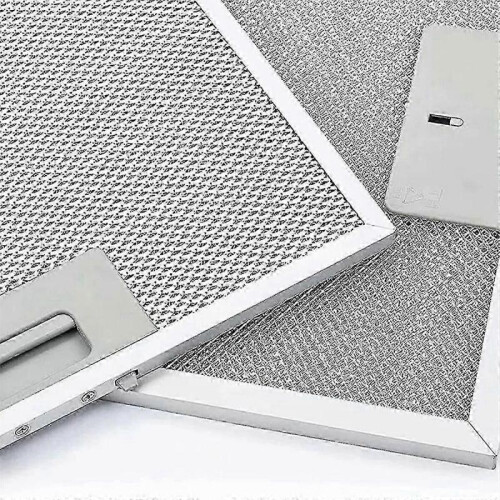 2pcs Range Hood Filter Cooker Hood Grease Filter Kitchen Extractor Ventilation Aluminium Aspirator Filter Mesh - KC 2