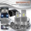(D4s) D4s D4r D2r D2s Led Headlight Bulbs 6000k White Conversion Kit Plug And Play Xenon Hid Light Replace - WK 4