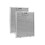 2pcs Range Hood Filter Cooker Hood Grease Filter Kitchen Extractor Ventilation Aluminium Aspirator Filter Mesh - KC 1