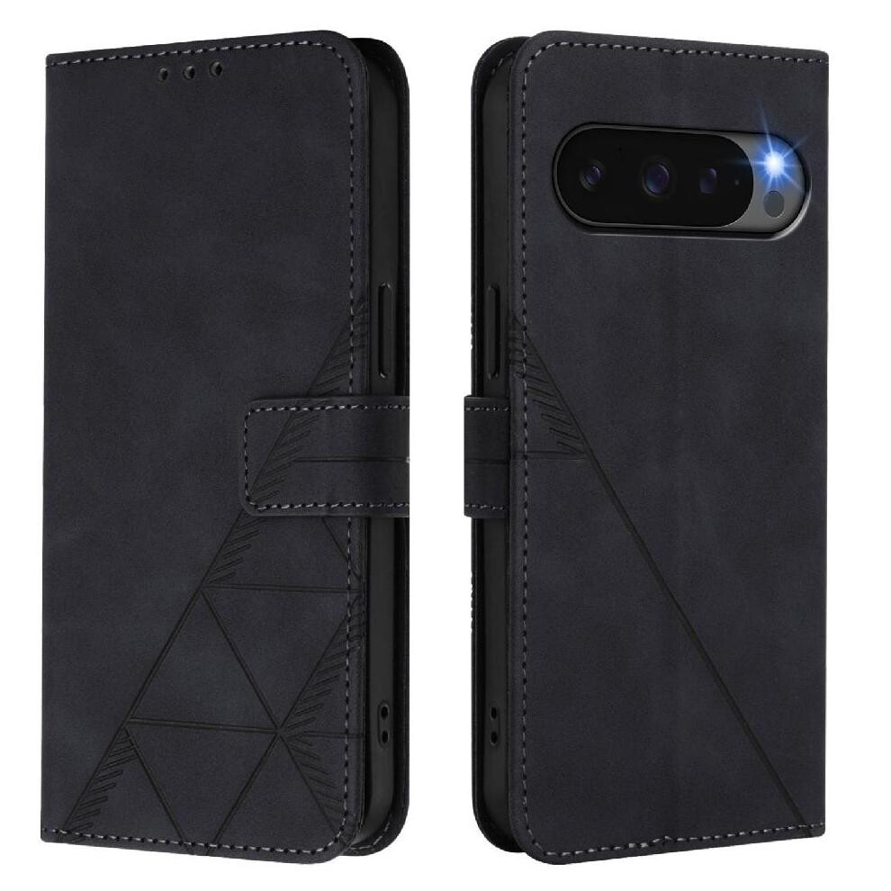 Gangxun (Black) Case For Google Pixel 10 Pro 5G Pu Leather Flip Folio Book Protective Wallet Cover Credit Card Holder Black