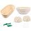 6pcs Banneton Proofing Bread Basket with Removable Liner And Scraper for Baker Baking Tools 1