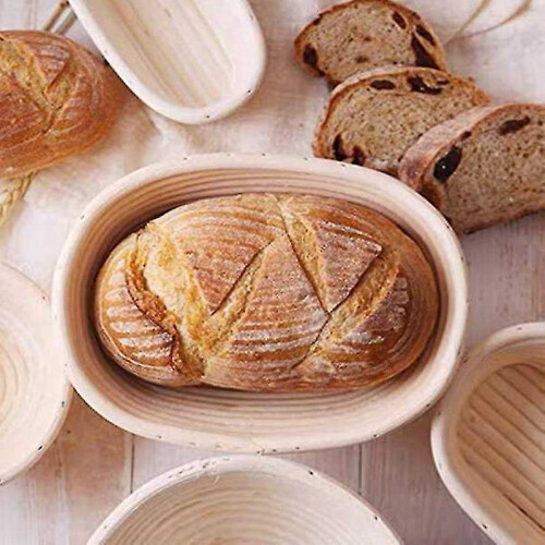 6pcs Banneton Proofing Bread Basket with Removable Liner And Scraper for Baker Baking Tools 1