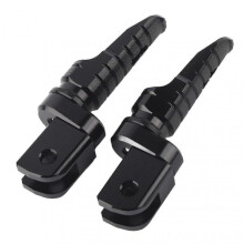Footrest pegs for Aprilia RS660/RSV4, 2pcs CNC aluminum alloy, black