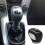 2PCS 5 Speed Manual Gear Shift Knob Shifter Lever Head for 2009-2015 2