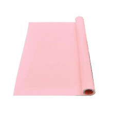 (60 X 50 CM,Pink)Extra Large Silicone Mat Heat Resistant Sheet Waterproof Pad Kitchen Counter Protector Vinyl Craft Mats Nonslip Table Placemat