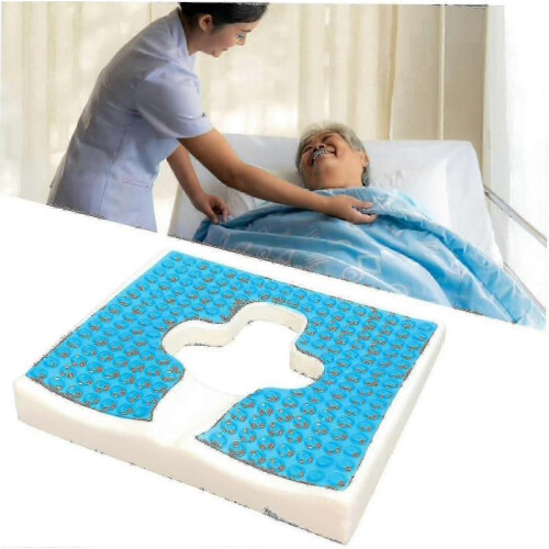 Premium Anti-decubitus Cushion - Bed Sore Relief with T-shaped Opening Triangular Slope Design