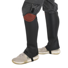 2Pcs Leather Half Chaps for Horse Riding, Adult Equestrian Leg Guards