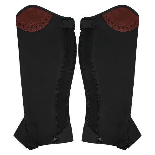 2Pcs Leather Horse Riding Half Chaps for Adults, Multi-Color 1