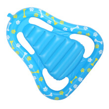 Radeau flottant pour animaux en PVC, capacité 80 kg, 125x97 cm, non gonflé