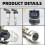 Engine Variable Valve Timing Solenoid VVT 2-pc Intake Exhaust Compatible with X5 4