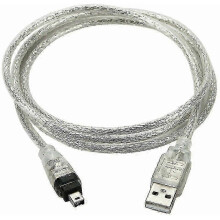 Firewire IEEE 1394 4-Pin Male to USB Male Adapter Cable for Sony DCR-TRV75E DV in European Market